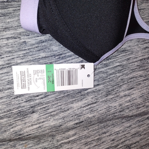 NWT Joe boxer Sports bra - Picture 2 of 5